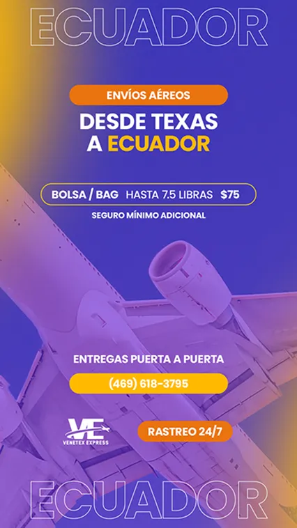 Envío Aéreo Austin Ecuador