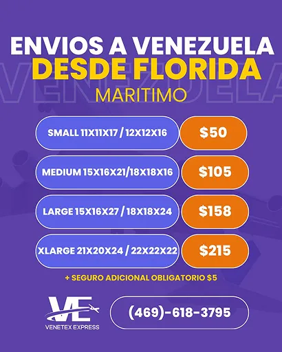 Envío Marítimo Florida Venezuela