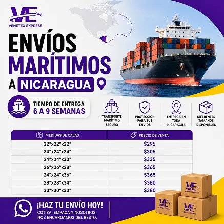 Envío Marítimo Houston Nicaragua