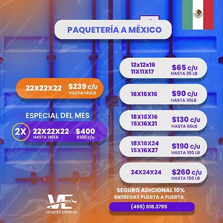 Envío Terrestre Tulsa México