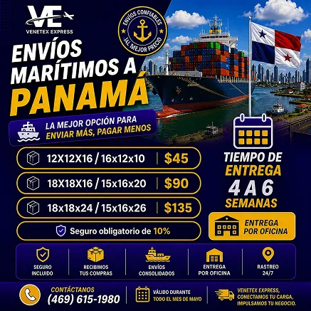 Envío Marítimo Midland Panamá