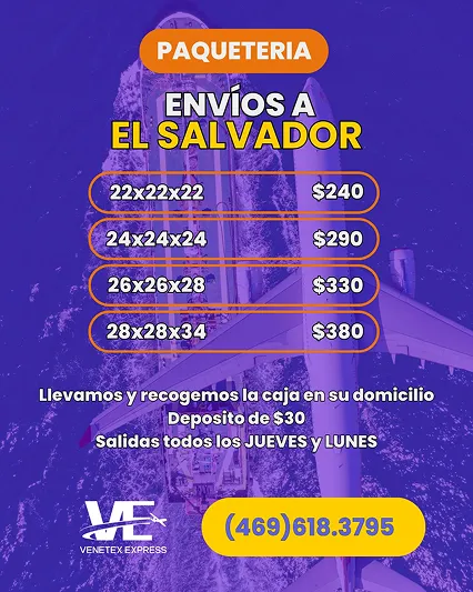 Envío Marítimo Tulsa El Salvador